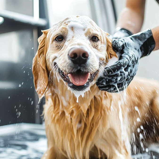 Dog Washing Van